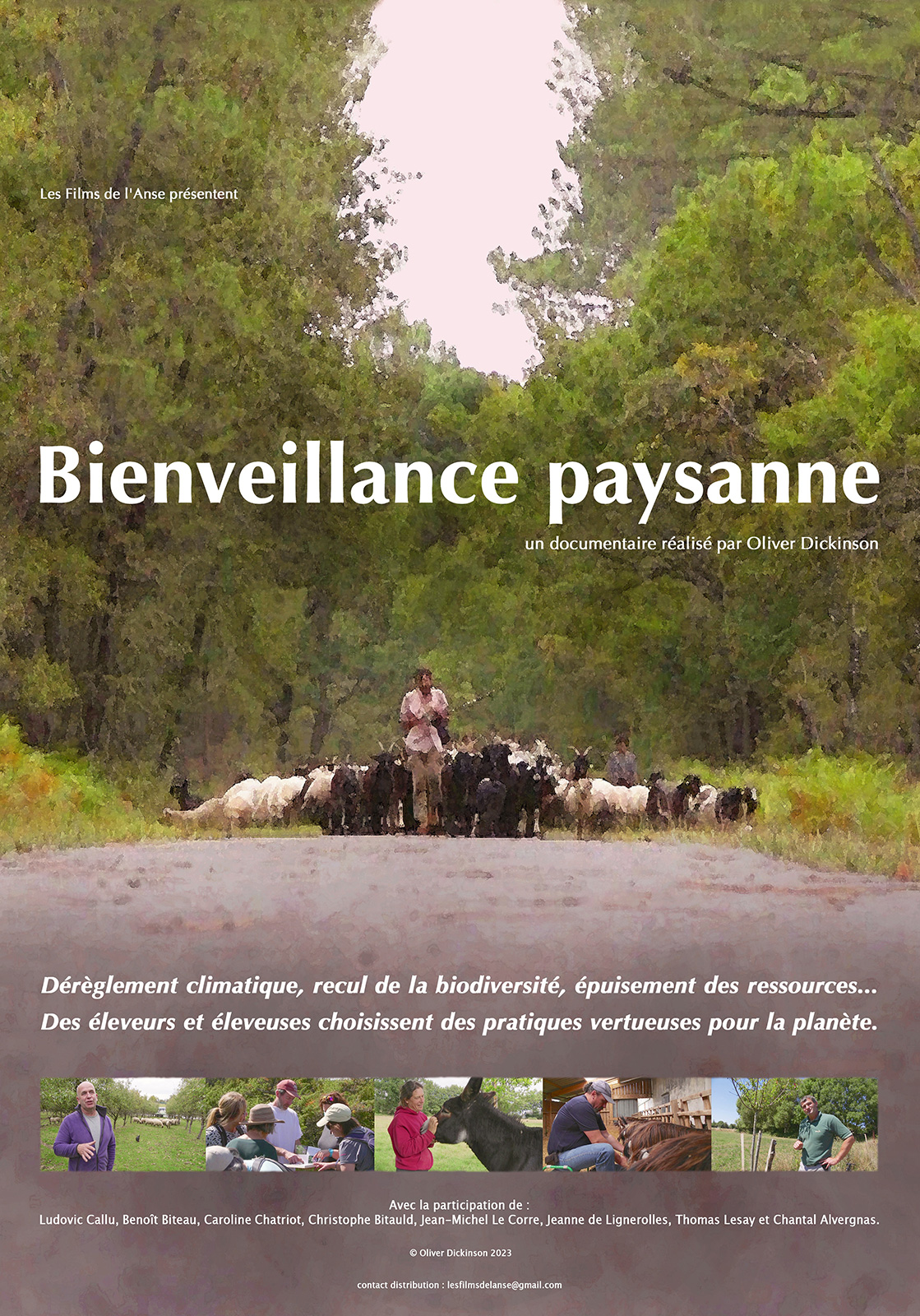 Projection de "Bienveillance paysanne" - Rencontre avec le réalisateur Olivier Dickinson