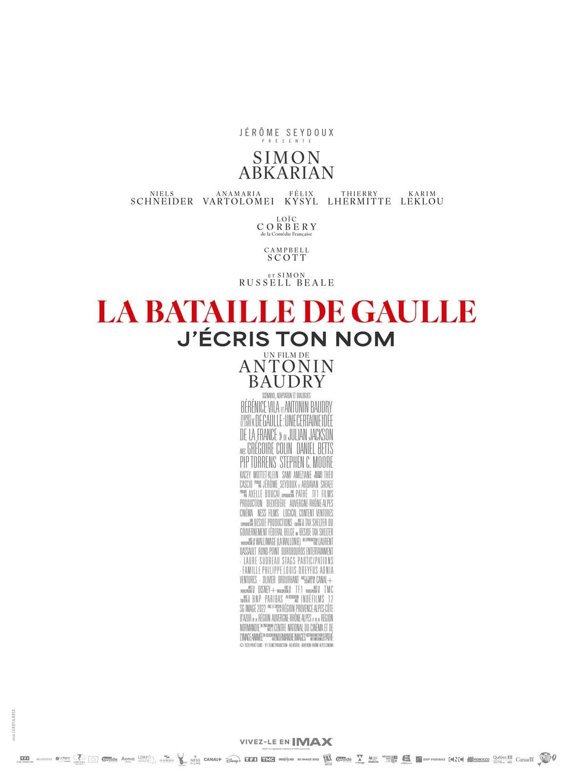 La Bataille de Gaulle : J’écris ton nom streaming gratuit