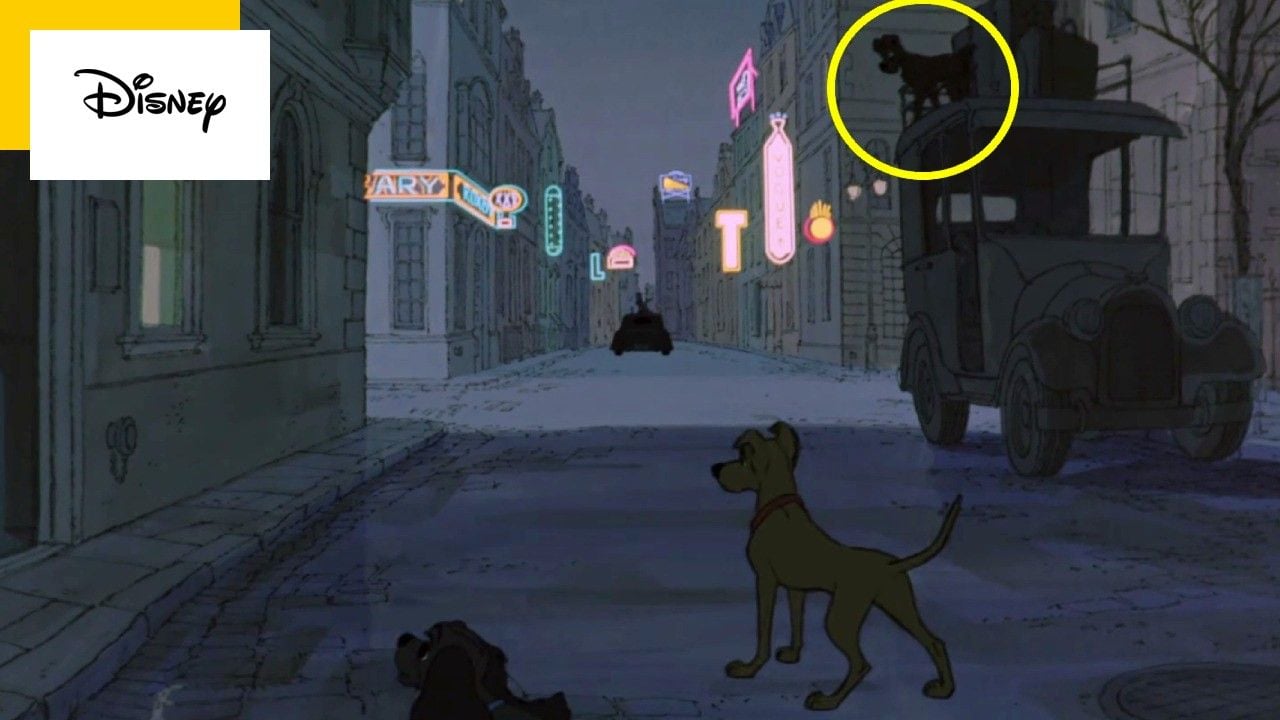 101 Dalmatians: Press pause at 36 minutes and 4 seconds and take a good look at this street
