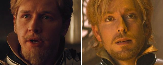 Josh Dallas à gauche, Zachary Levi à droite