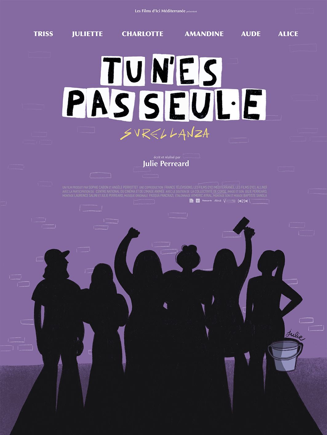 affiche TU N'ES PAS SEULE