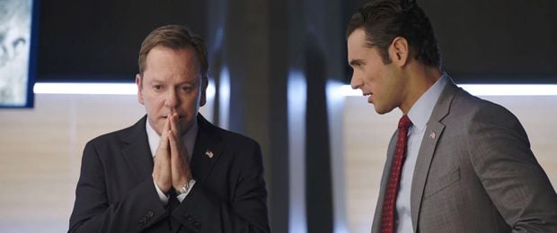 Kiefer Sutherland et Adan Canto dans