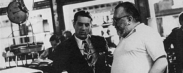 Robert De Niro et Sergio Leone