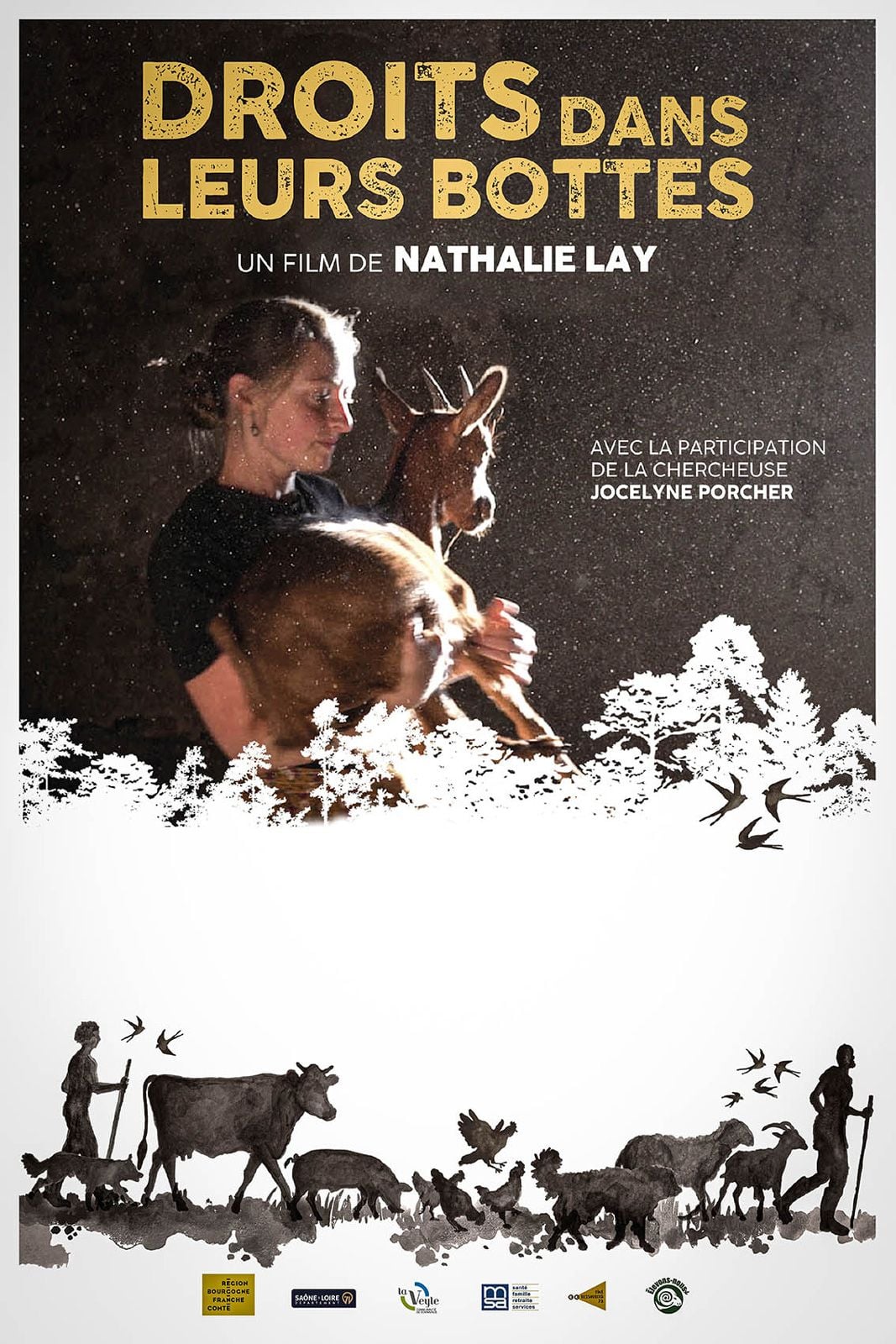 Affiche film DROITS DANS LEURS BOTTES