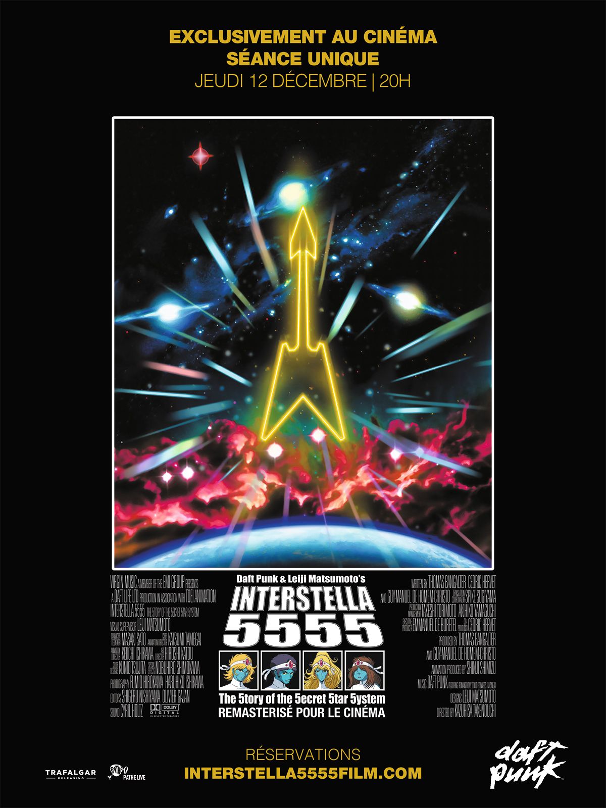 Daft Punk & Leiji Matsumoto's Interstella 5555: The 5tory of the 5ecret  5tar 5ystem - AlloCiné