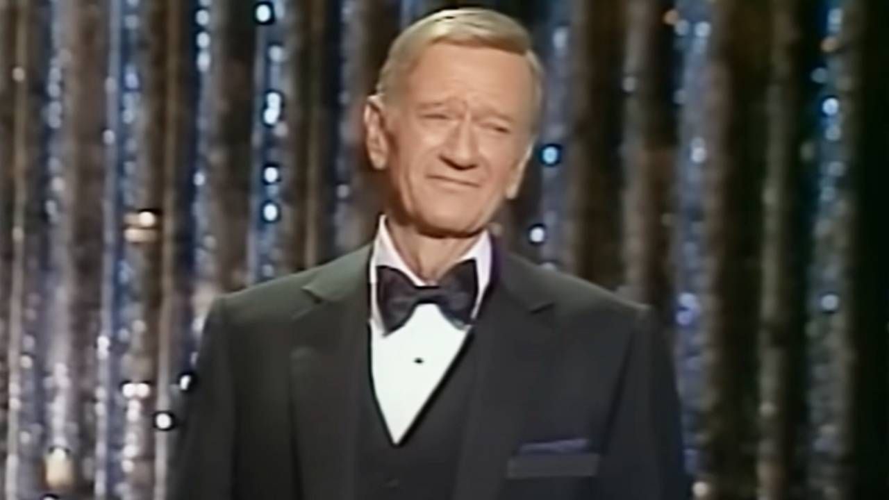 John Wayne aux Oscars le 9 avril 1979