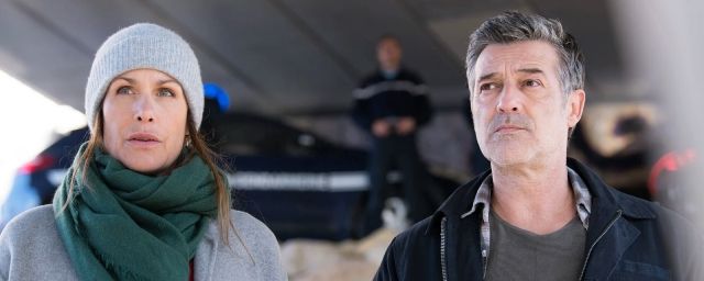 Astrid Veillon et Stéphane Blancafort dans Tandem.