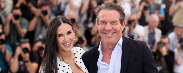 Demi Moore et Dennis Quaid à Cannes