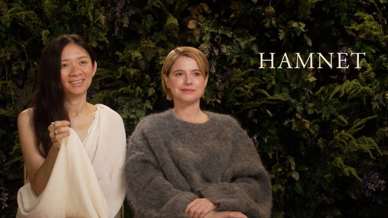 Chloé Zhao e Jessie Buckley em nosso microfone