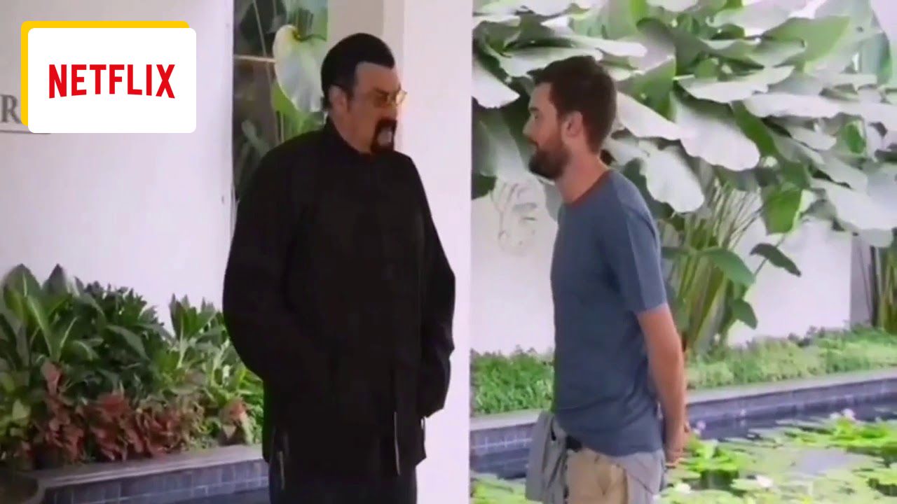 ‘Steven Seagal just threw me in the pool’: This host wasn’t expecting it!