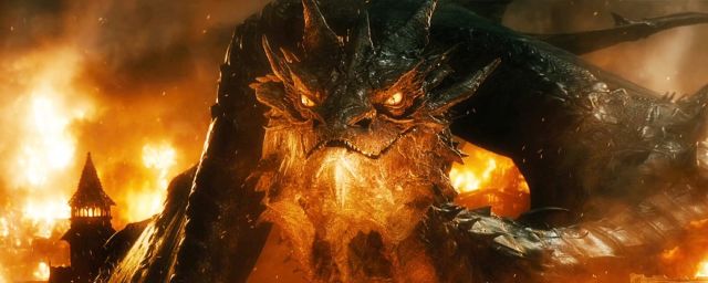 L'Arkenstone, gardé par le dragon Smaug dans la trilogie du Hobbit