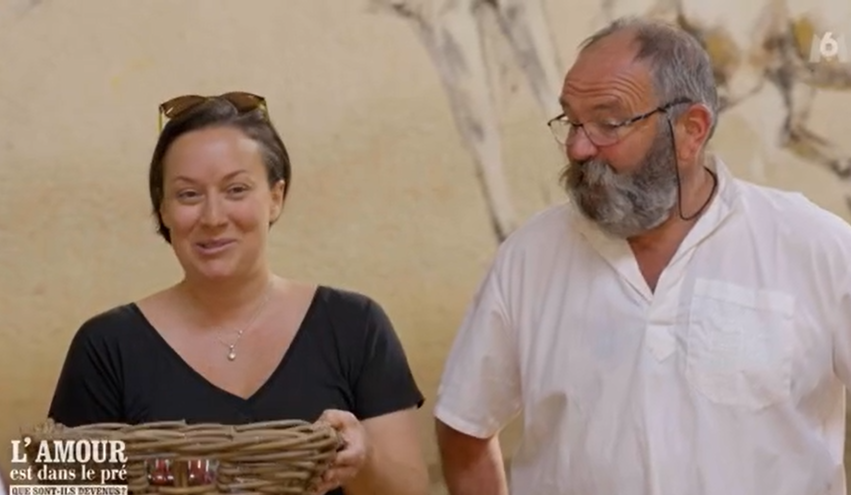 Christelle et Vincent dans L'Amour est dans le pré