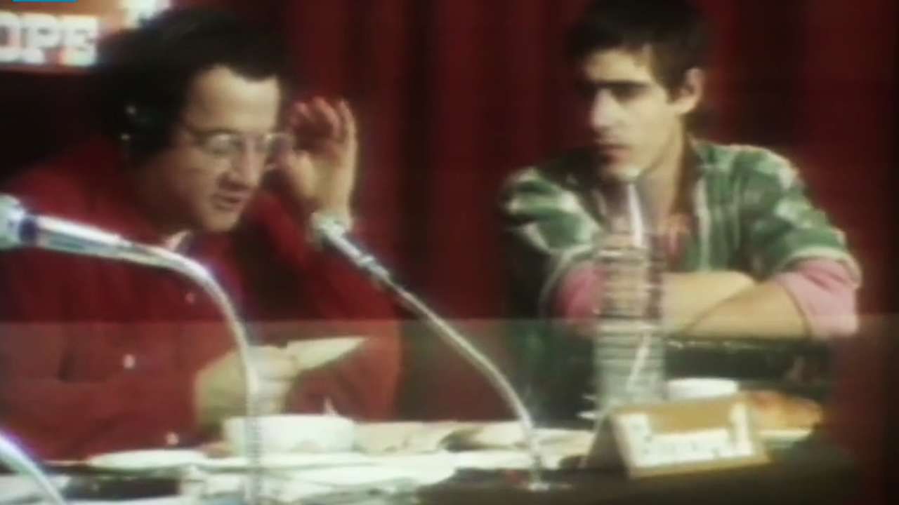 Coluche et Gérard Lanvin