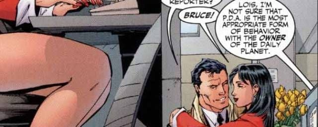 Lois Lane accueille Bruce Wayne