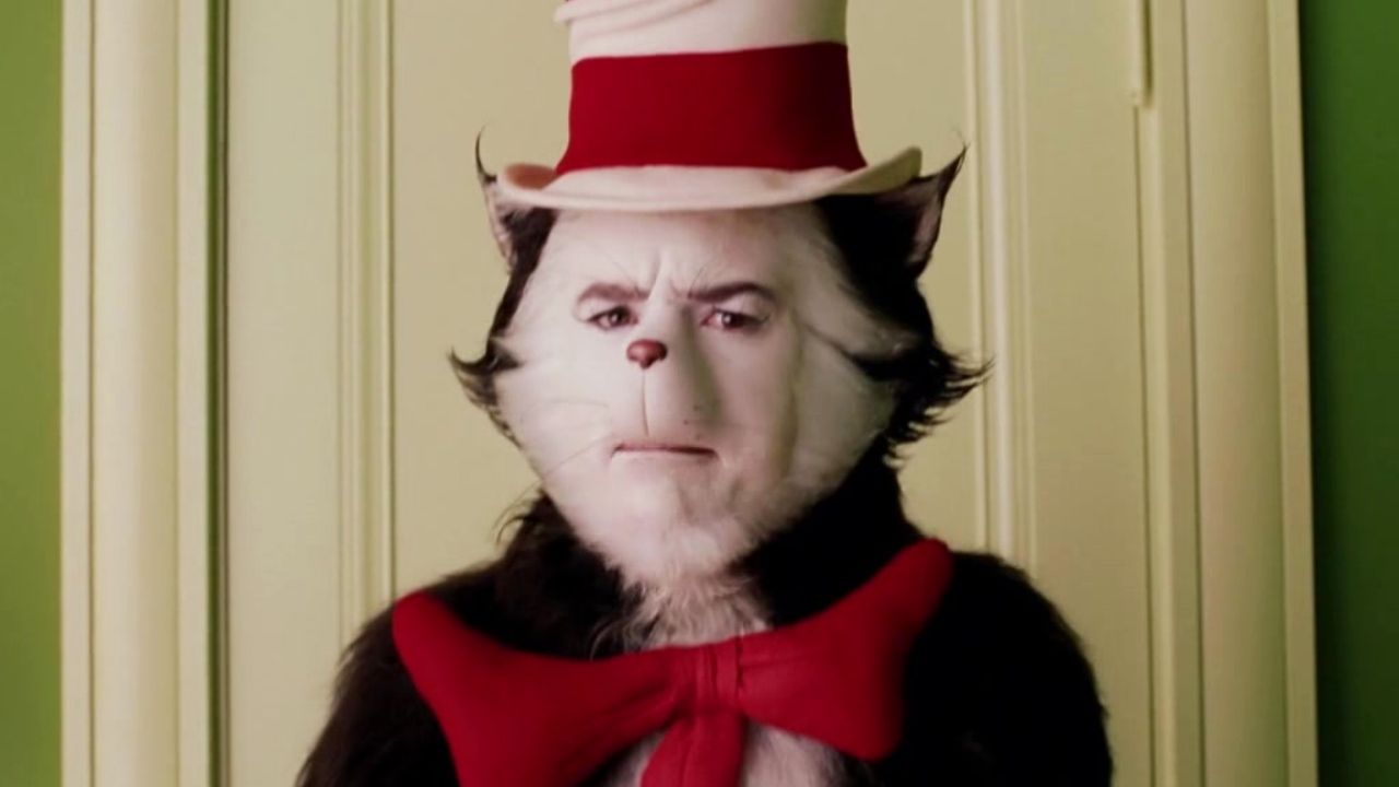 You know him!  Did you know who is hiding behind this cat’s forehead?
