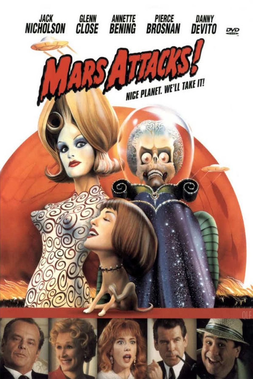 Bande Annonce Mars Attack Affiche du film Mars Attacks! - Photo 1 sur 25 - AlloCiné