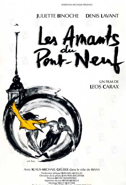 Les Amants du Pont-Neuf streaming