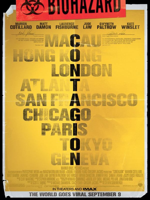 Affiche Du Film Contagion - Photo 71 Sur 74 - AlloCiné