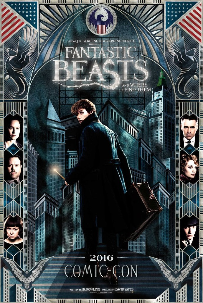 Les Animaux Fantastiques Credence Ou Croyance Comic-Con 2016 : Les Animaux fantastiques s'offre une affiche spéciale
