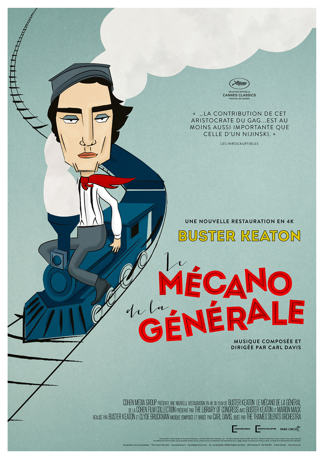 Affiche du film Le Mécano de la Générale - Affiche 3 sur 5 - AlloCiné