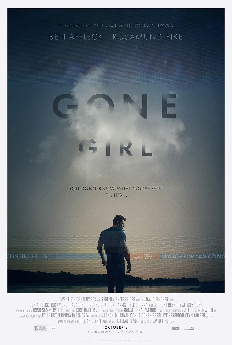 Affiche Du Film Gone Girl Photo 19 Sur 26 AlloCin 
