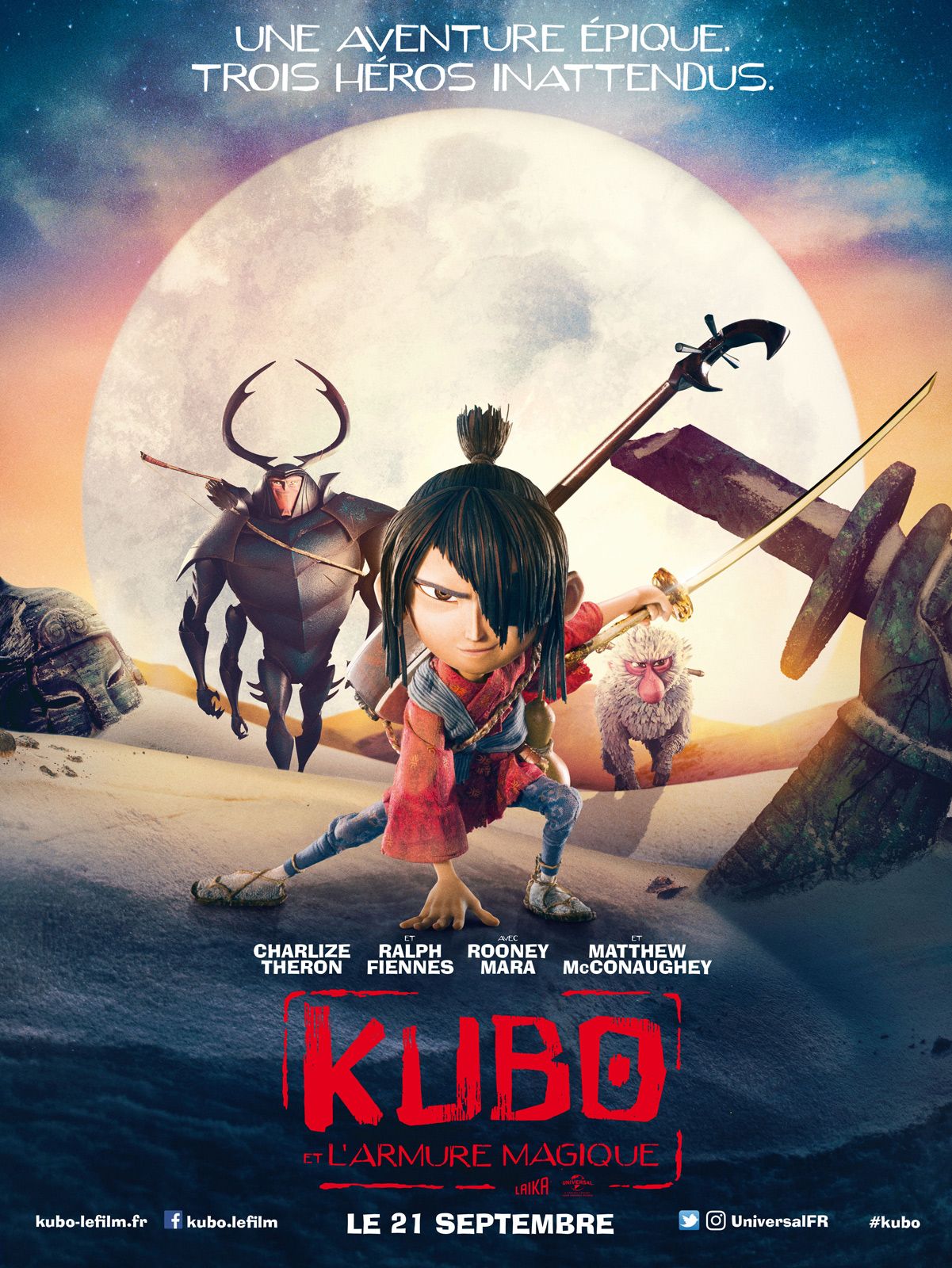 Kubo et l'armure magique streaming vf gratuit