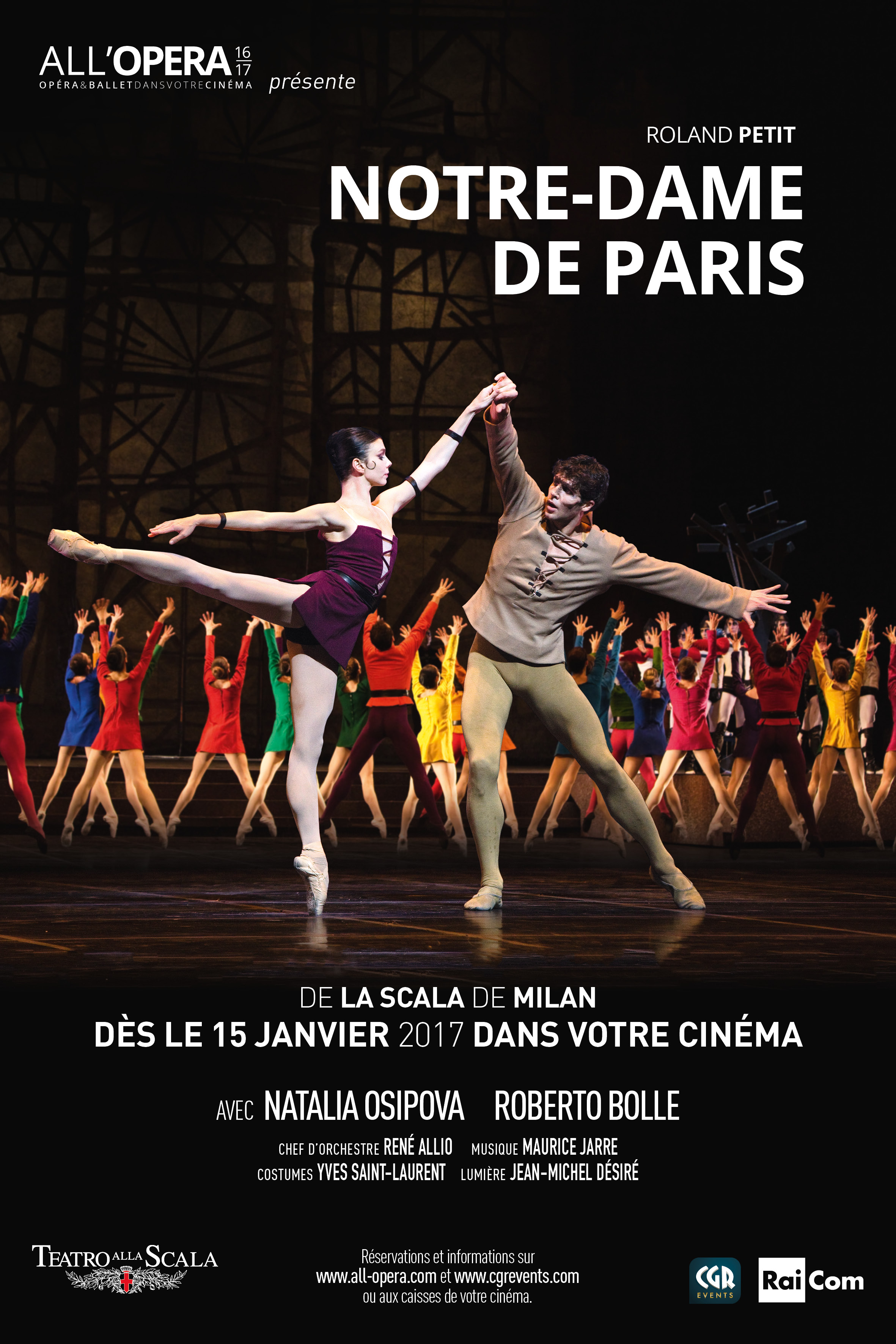 Notre-Dame de Paris de Roland Petit (CGR Events) - film 2013 - AlloCiné