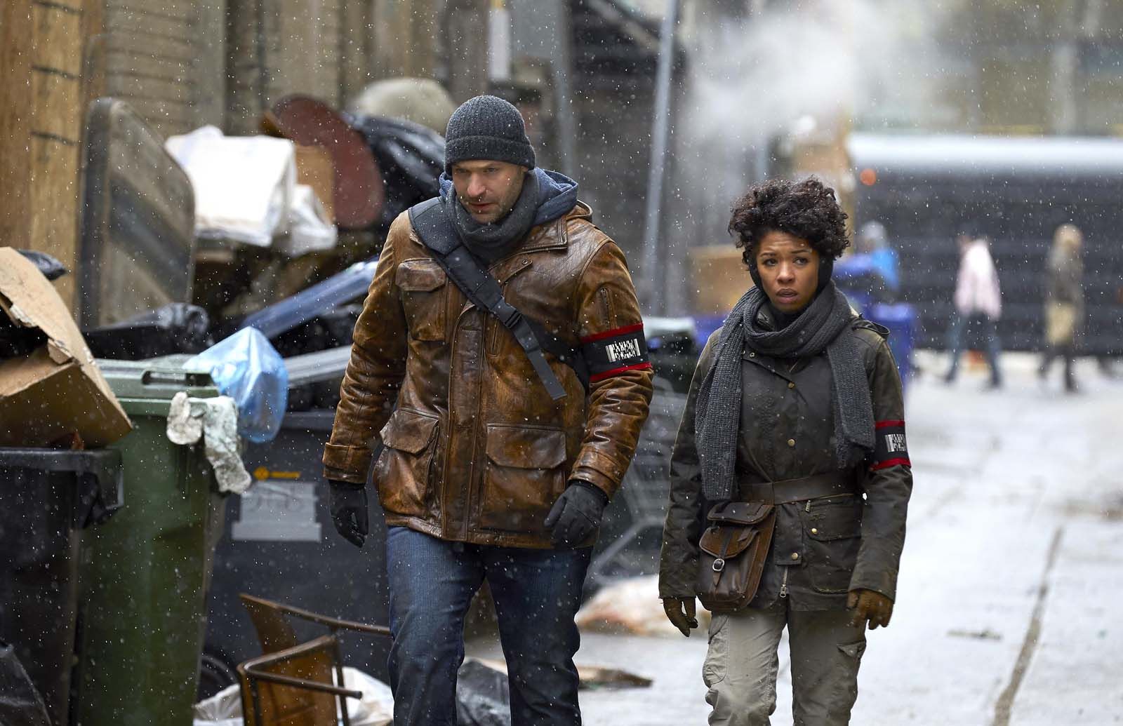 The Strain : The Strain : Photo Ashley Parker Angel, Corey Stoll, Angel ...