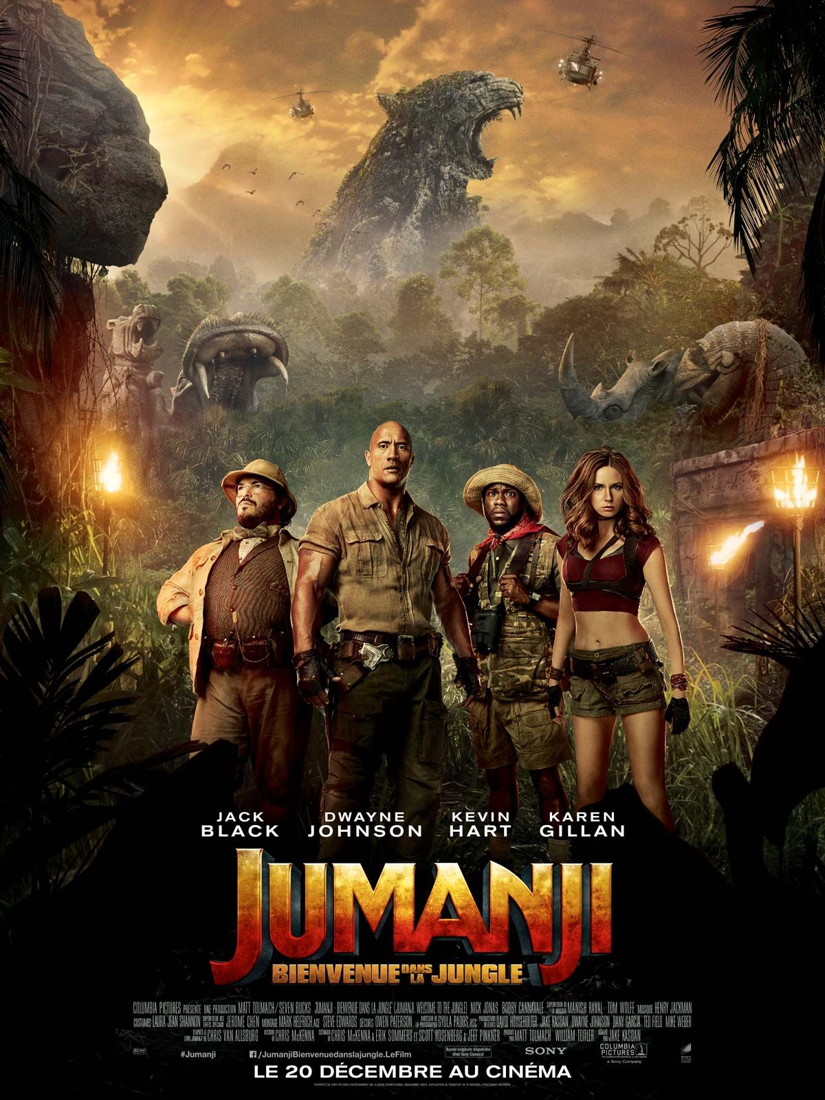 Jumanji : Bienvenue dans la jungle streaming fr