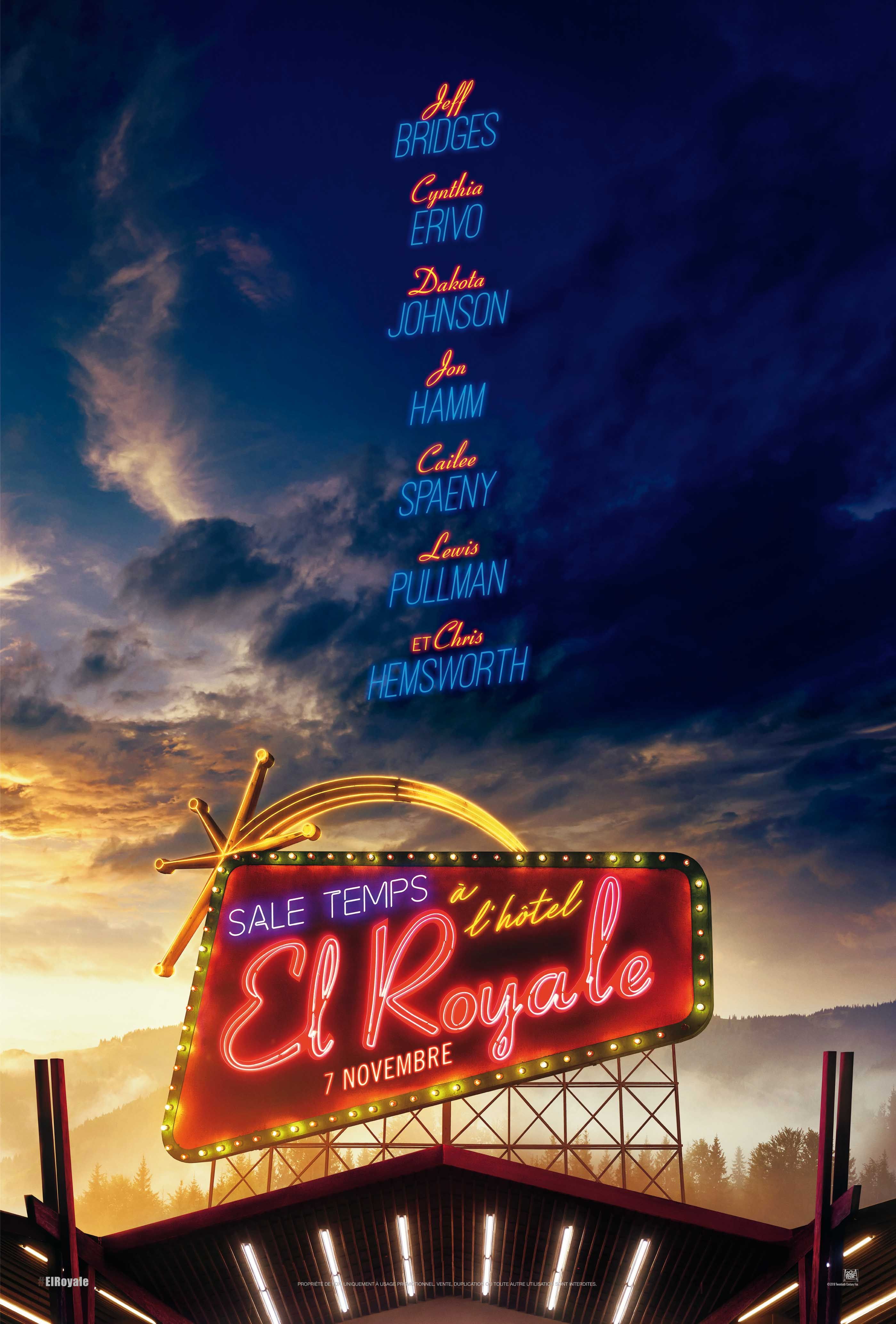 Distribution De Sale Temps à L'hôtel El Royale Affiche du film Sale temps à l'hôtel El Royale - Photo 21 sur 29 - AlloCiné