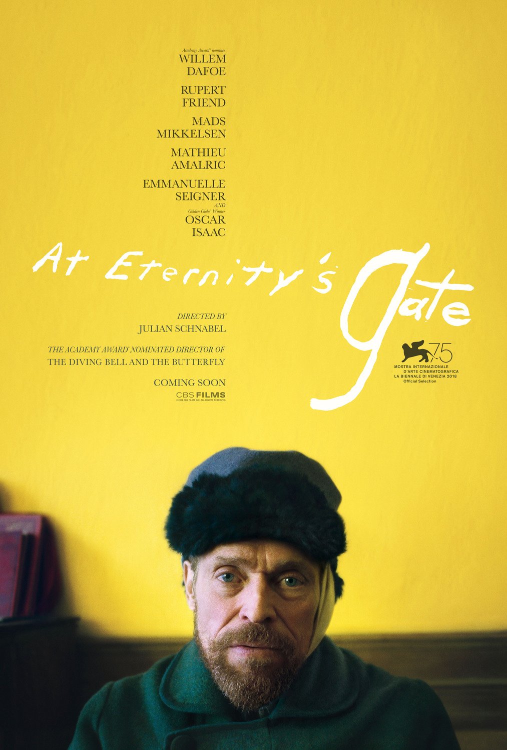 Films anglais 2018 : At Eternity's Gate