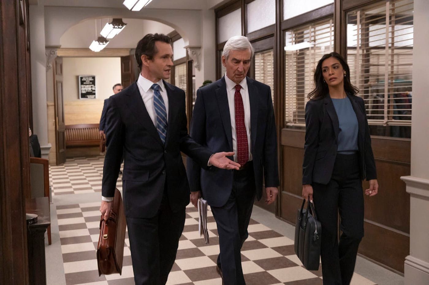 New York Police Judiciaire New York Police Judiciaire Photo Sam Waterston, Hugh Dancy