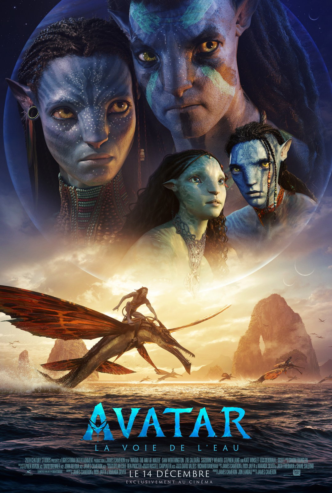 affiche Avatar : la voie de l'eau