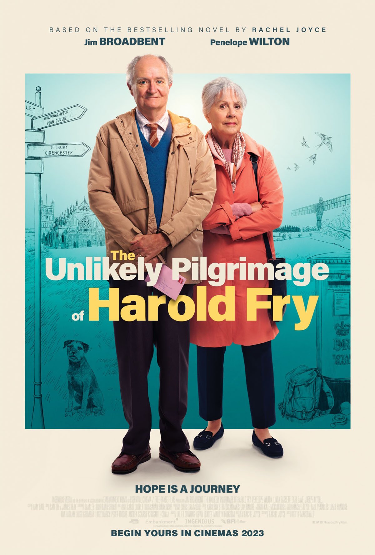 Affiche film L'IMPROBABLE VOYAGE D'HAROLD FRY