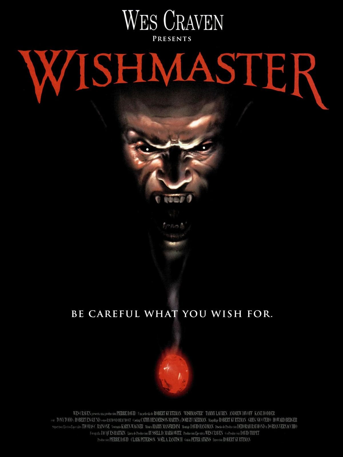 Affiche du film Wishmaster Photo 1 sur 2 AlloCiné
