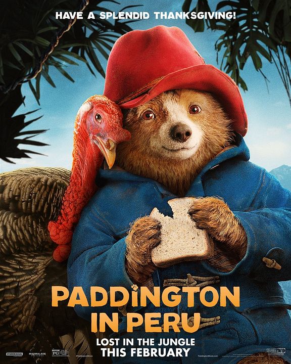 Paddington au Pérou : Affiche