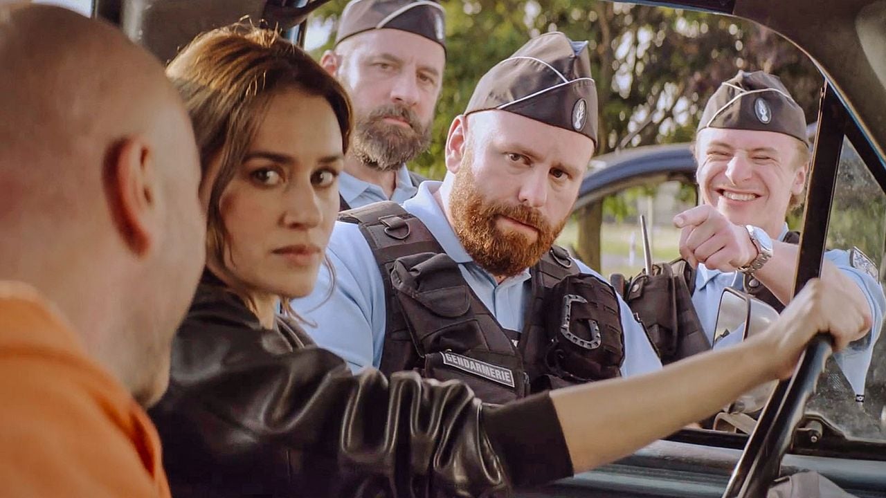 Les Gendarmes : Photo Alice David, Fred Testot, Thomas Gioria, Marc Riso