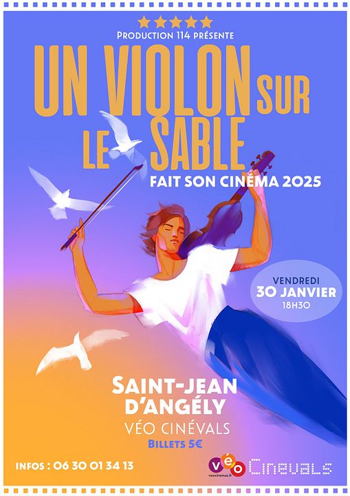 Un Violon sur le Sable fait son Cinéma  : Affiche