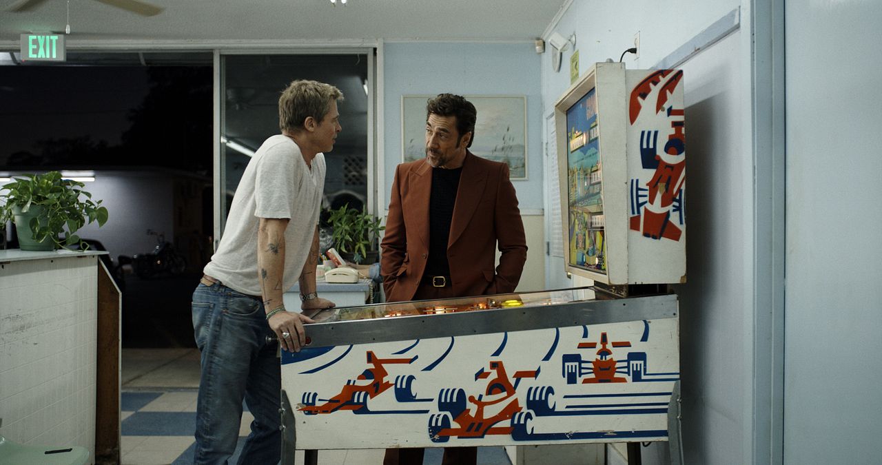 F1® LE FILM : Photo Brad Pitt, Javier Bardem