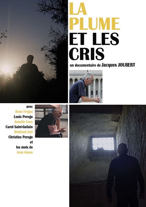 La Plume et les cris : Affiche