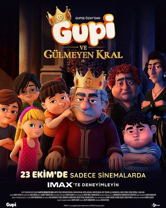 Gupi ve Gülmeyen Kral : Affiche