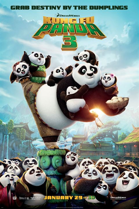 Kung Fu Panda 3 : Affiche