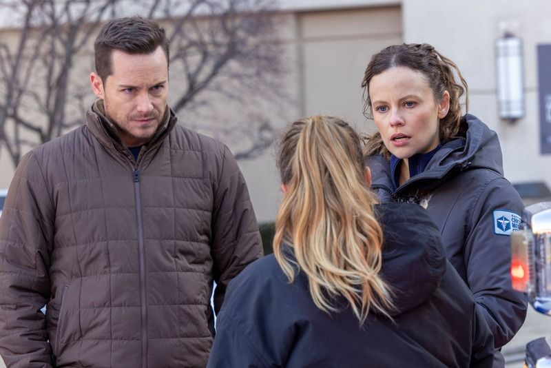 Chicago Med : Photo Jesse Lee Soffer, Sarah Ramos