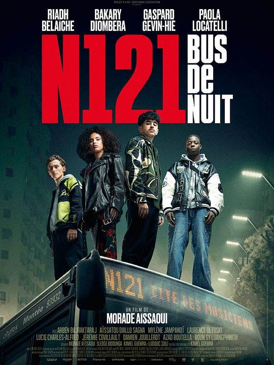 N121 - Bus de nuit : Affiche