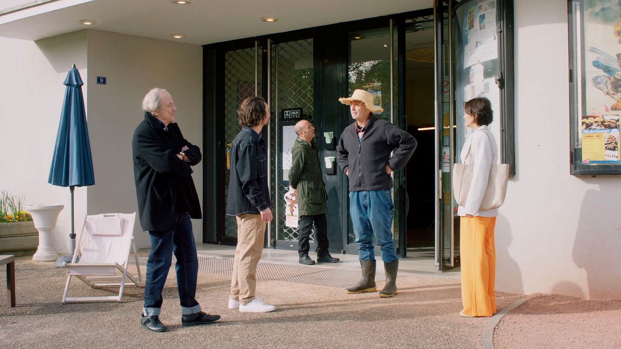 La Tournée : Photo Patrick Chesnais, Hélène Bizot, Roland Marchisio, Florian Hessique, Thierry Lhermitte