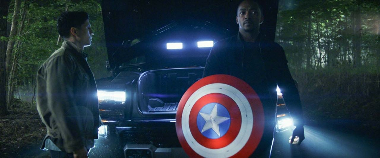 Captain America: Brave New World : Photo Danny Ramirez, Anthony Mackie