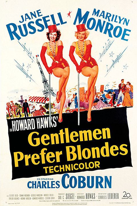 Les Hommes préfèrent les blondes : Affiche