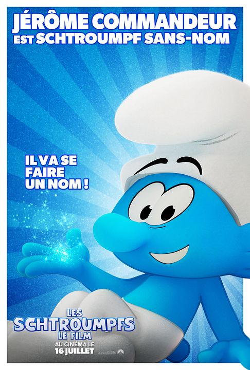 Les Schtroumpfs - Le film : Affiche