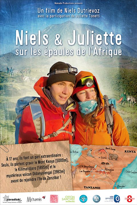 Niels et Juliette sur les épaules de l’Afrique : Affiche
