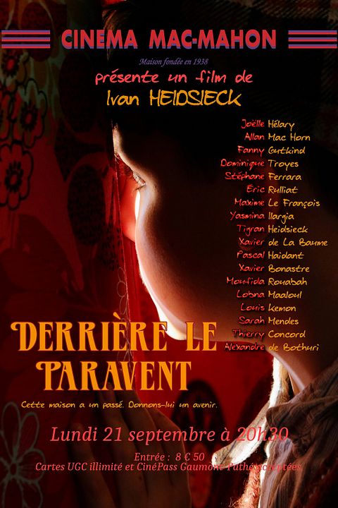 Derrière le paravent : Affiche